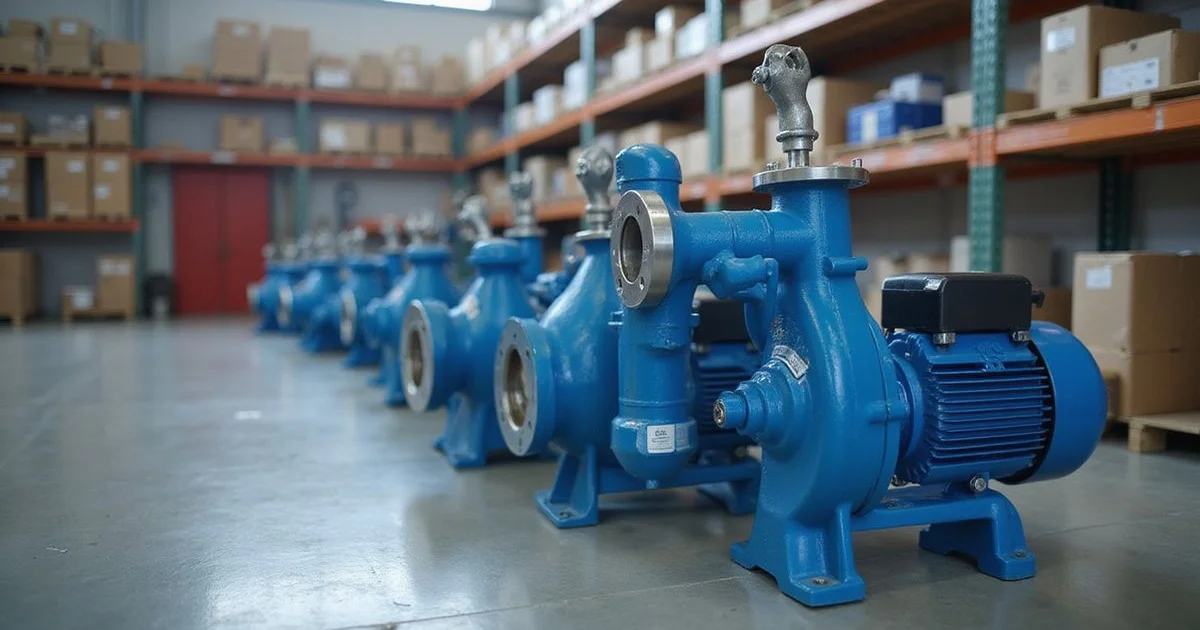 Range of water booster pumps of different sizes