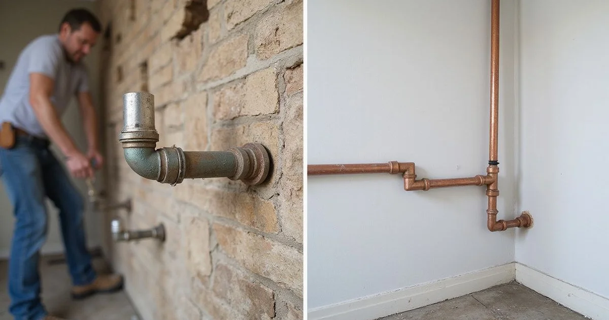 Comparison of a single pipe repair versus a full repipe
