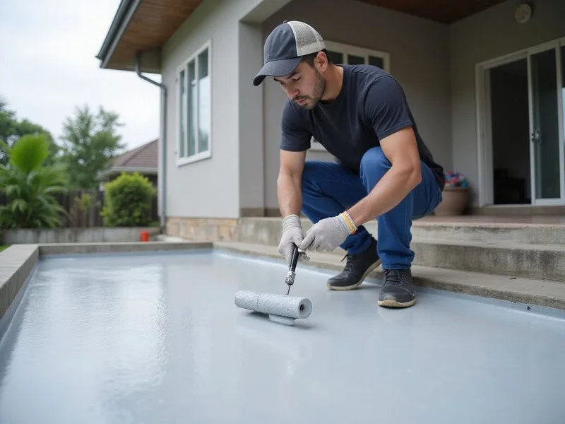 Waterproofing work sample